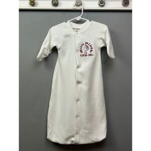 FSU Little King Sleep Sack Kids Newborn White Florida State Special Delivery VTG
